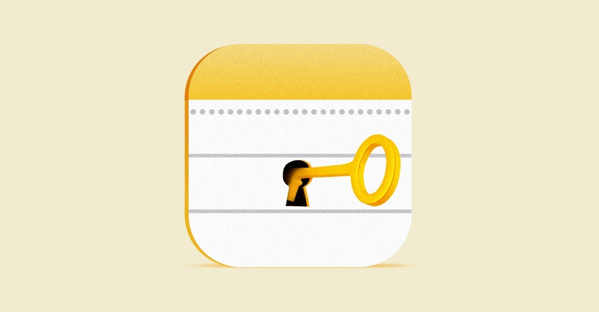 Keep Your Notes App Under Lock and Key