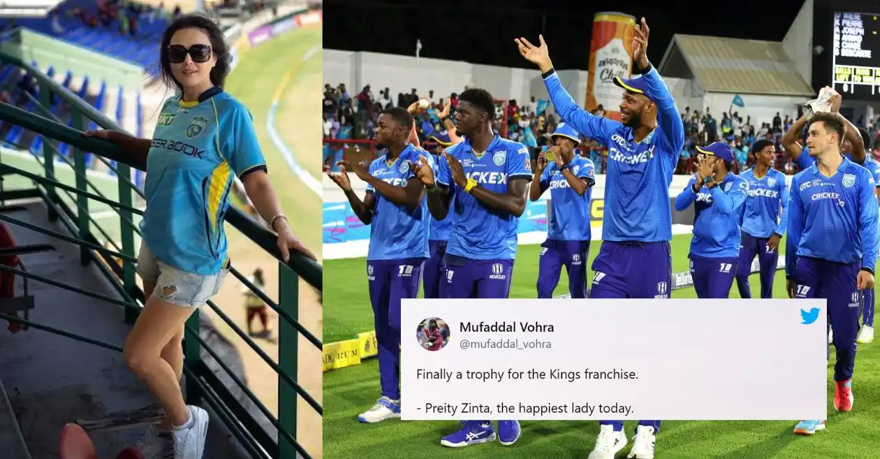 Fans react as Preity Zinta’s Saint Lucia Kings clinch title with convincing win over Guyana Amazon Warriors in CPL 2024