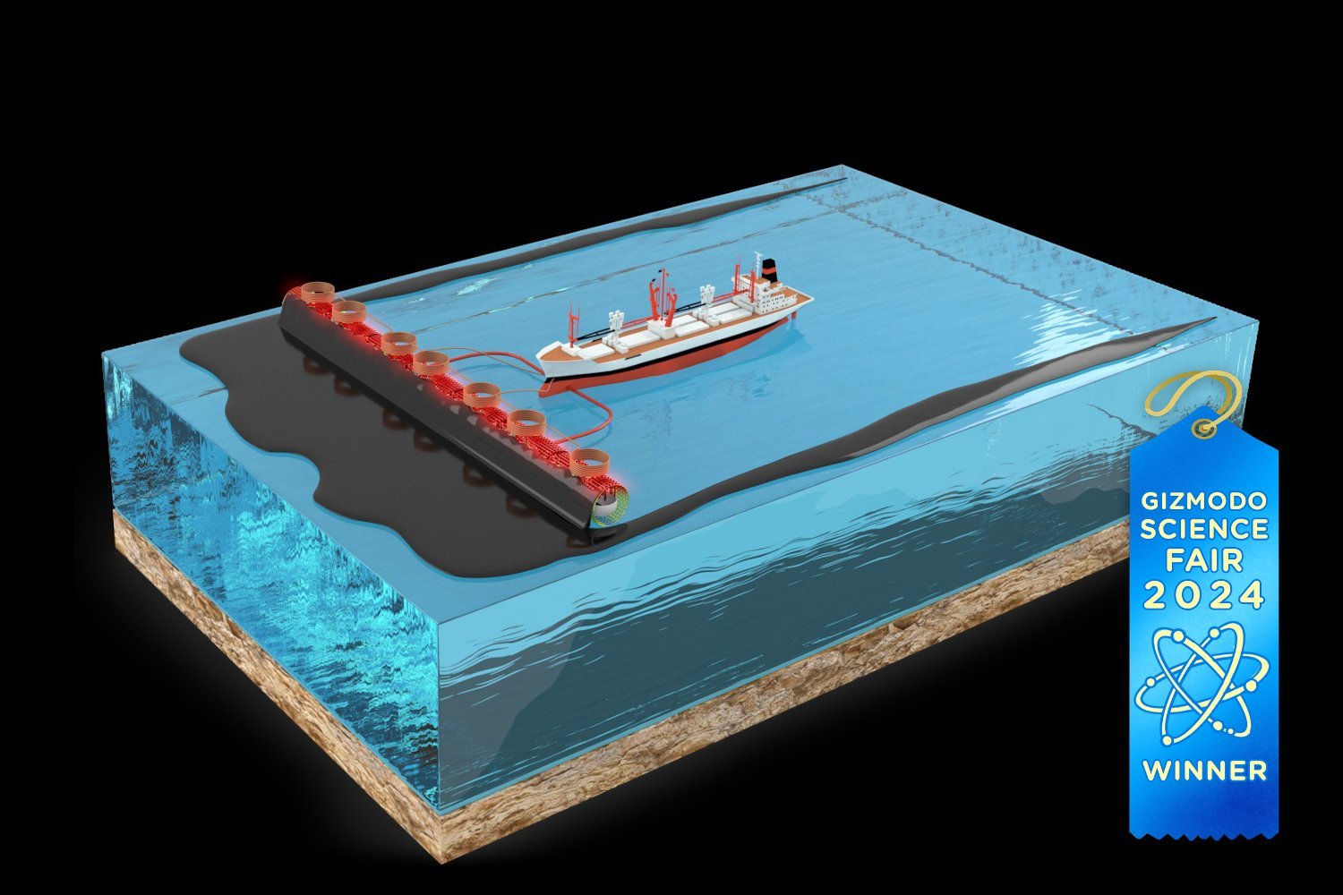 Gizmodo Science Fair: A Giant Roller to Clean Up Oil Spills