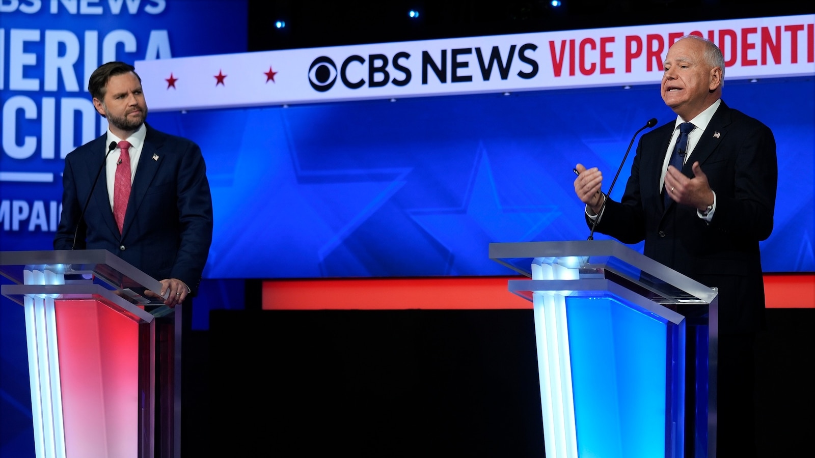 Both candidates' mics are muted during vice presidential debate clash