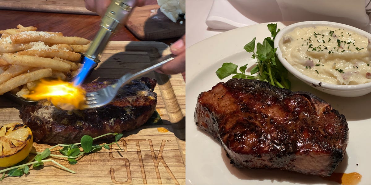 I ordered the same meal at STK and Capital Grille. One steak was the best I've ever had, but the other was the opposite.