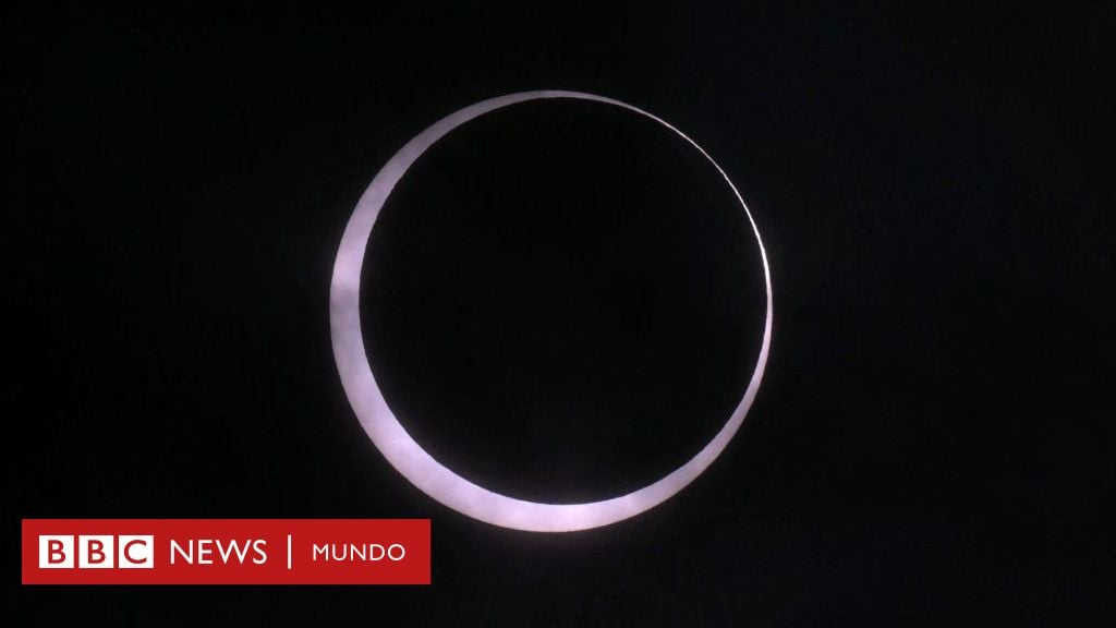 Las espectaculares imágenes del eclipse de sol de "anillo de fuego" en América del Sur