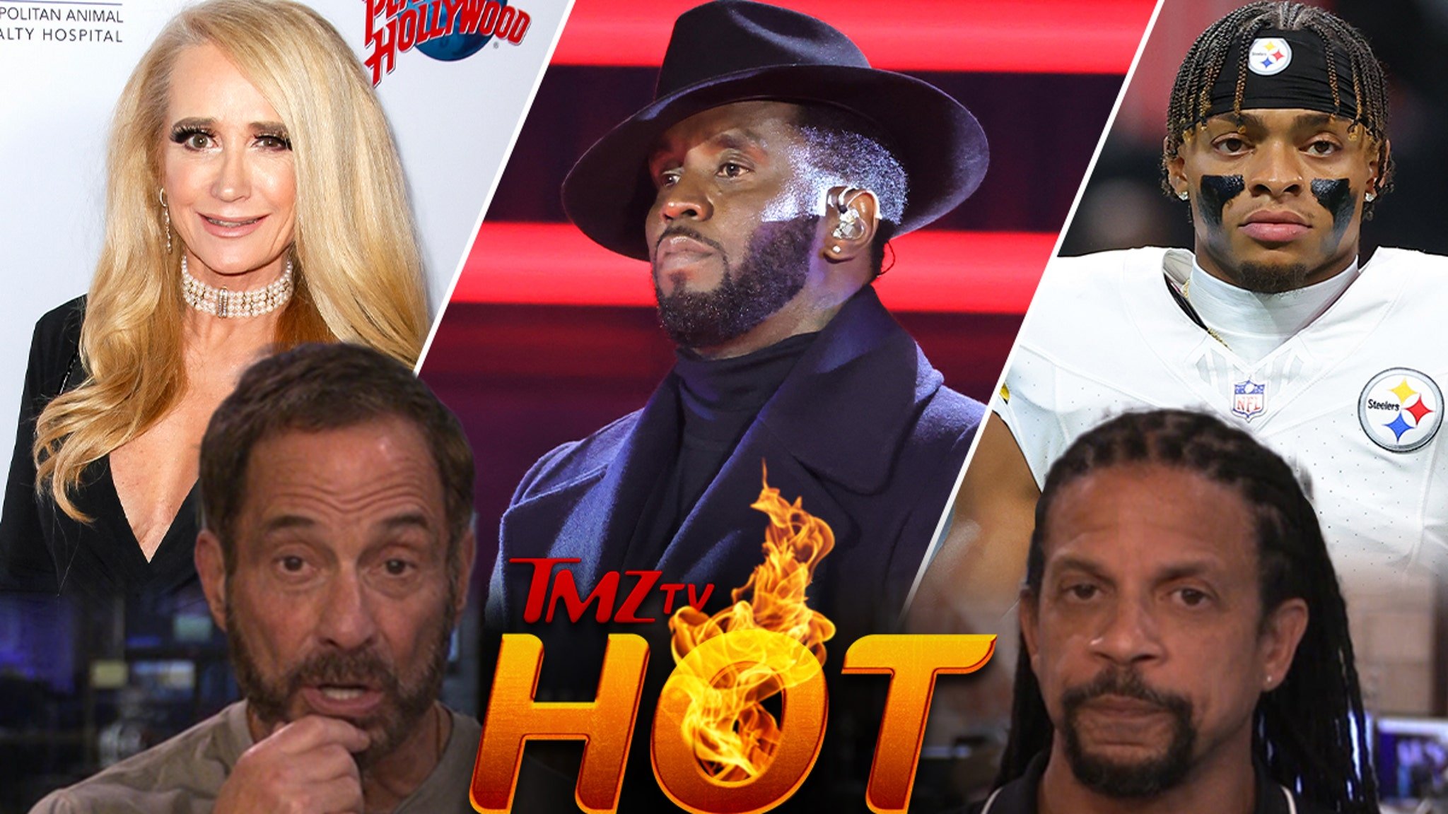 TMZ TV Hot Takes: Diddy, Kim Richards, Pittsburgh Steelers