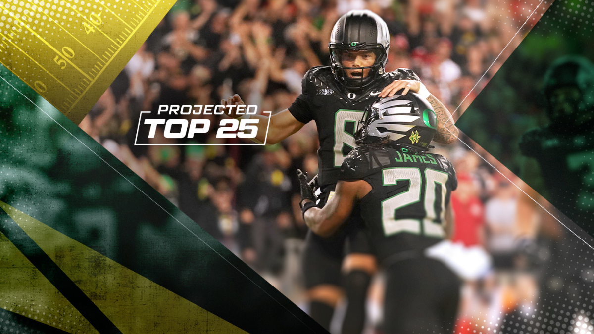 Tomorrow's Top 25 Today: Oregon replaces Ohio State amid top-five shakeup in college football rankings