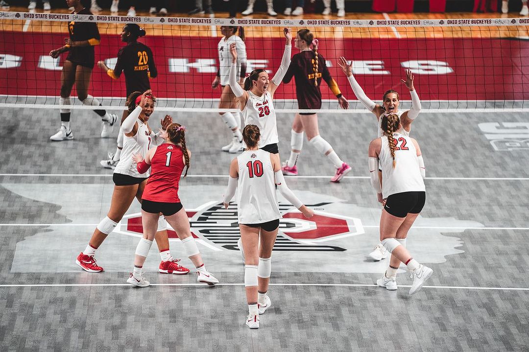 Despite Clean Sweep, Ohio State Women's Volleyball Register A Historic Record At Buckeyes Home Venue