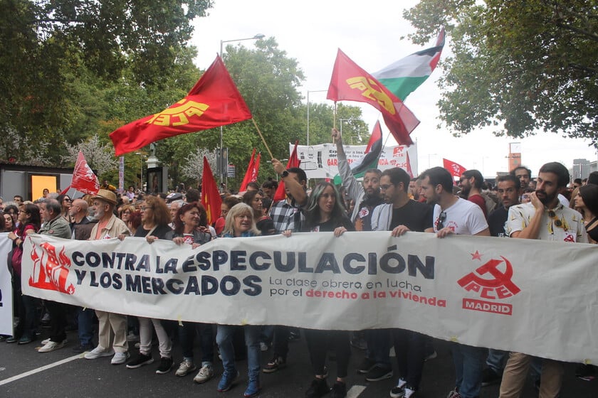 De la manifestación de ayer por la vivienda ha surgido una idea extremadamente complicada: la huelga de alquileres