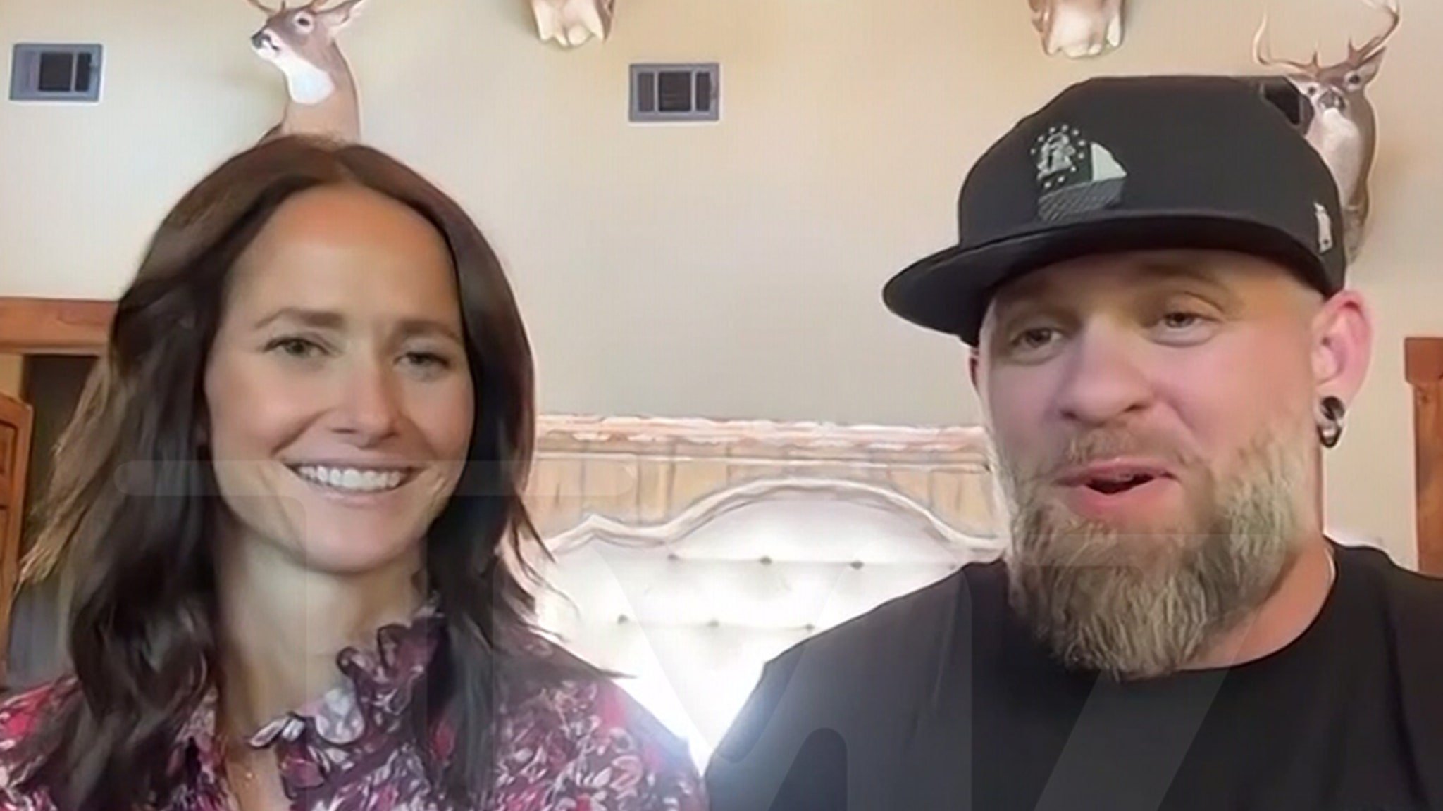 Brantley Gilbert Had Wife's Blessing to Return to Concert After Tour Bus Birth