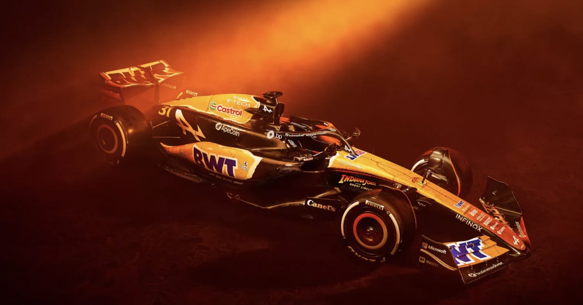 Alpine unveils special ‘Indiana Jones’ livery for the F1 United States Grand Prix