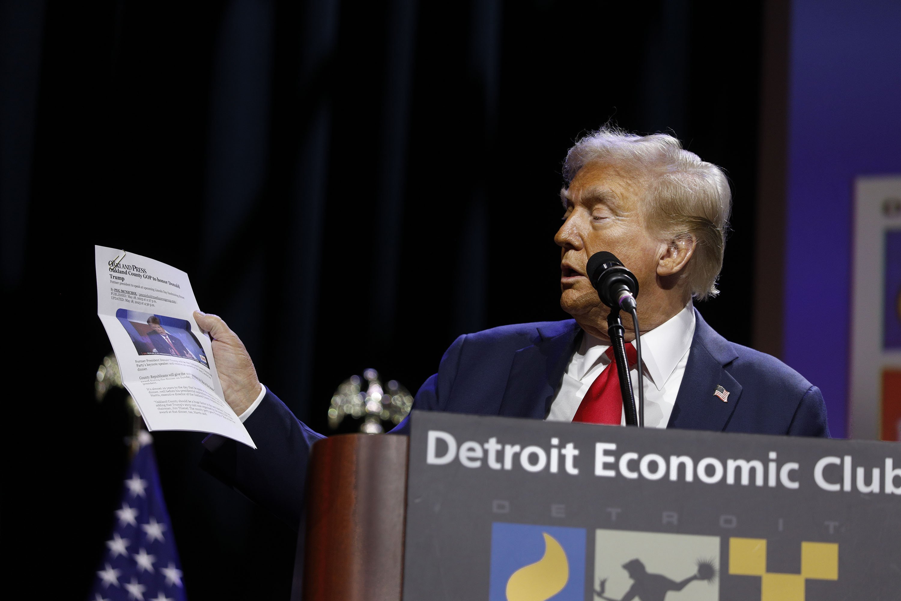 Donald Trump Makes 'Significant Headway' With Michigan's Union Voters