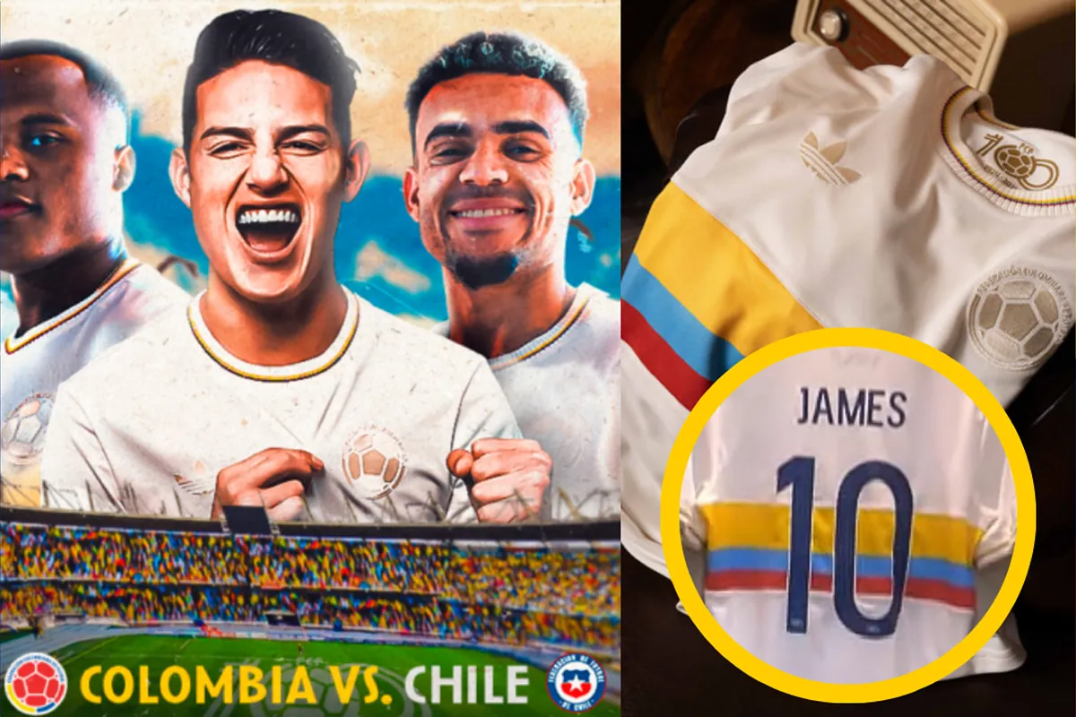 Explicación del uniforme blanco con la bandera que Colombia usa contra Chile por Eliminatorias