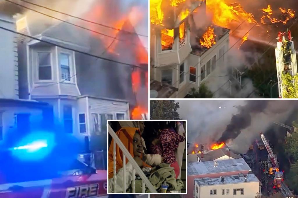 Fire destroys five homes in New Jersey as officials investigate if squatters caused the blaze