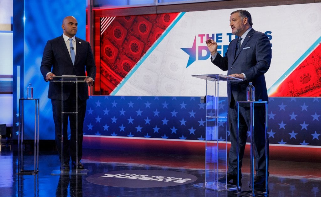 Ted Cruz and Colin Allred Face Off in Only Debate in Texas Senate Race