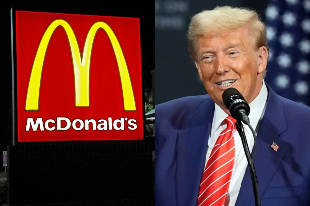 Trump to sling fries at Pennsylvania McDonald’s in slight against Harris