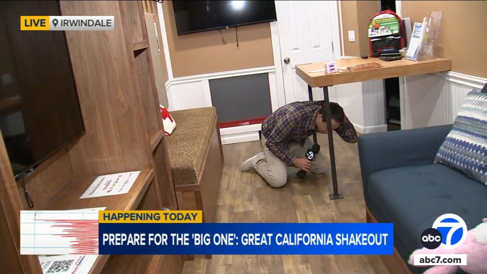 SoCal to 'drop, cover and hold on' during statewide earthquake preparedness drill