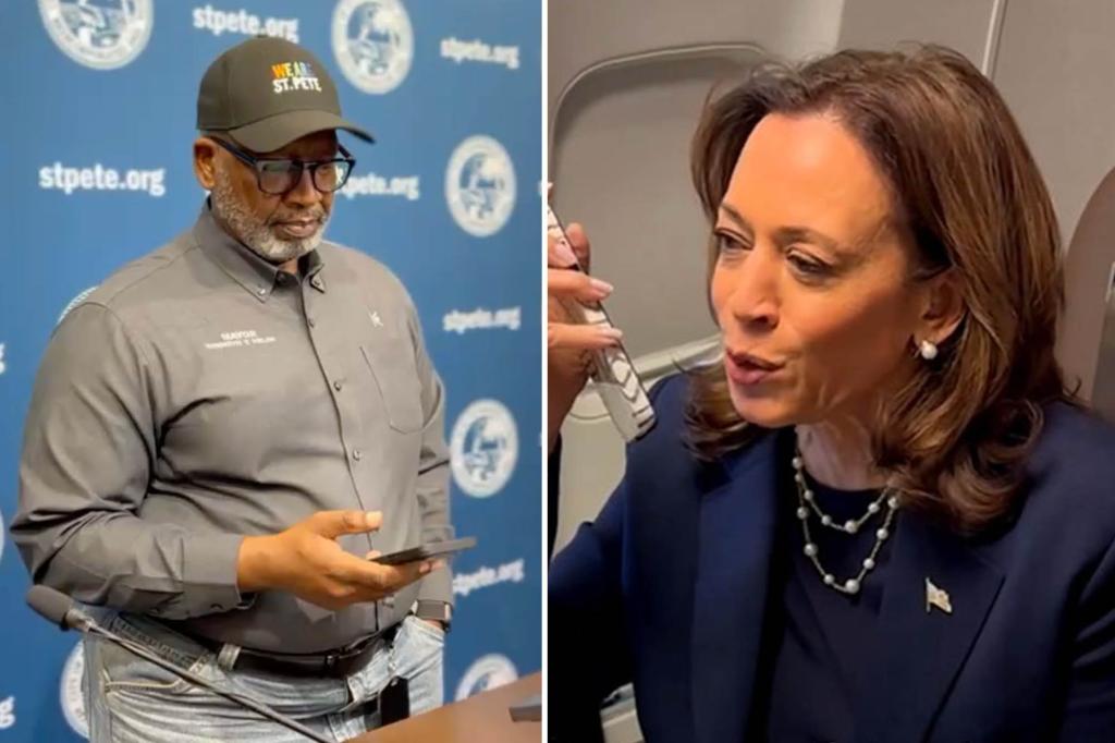 Kamala Harris tweeted edited video of post-hurricane call to Florida mayor to remove self-praise, concern about aid speed