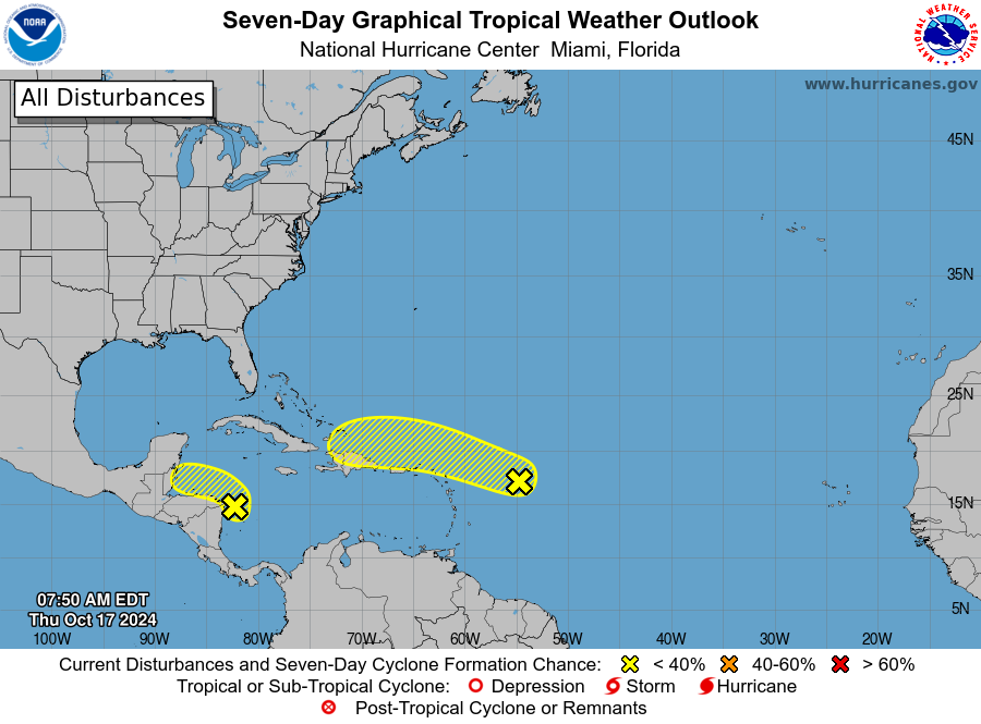 Storm tracker: NHC tracking 2 systems in Atlantic even as tropical threat from Invest 94L drops