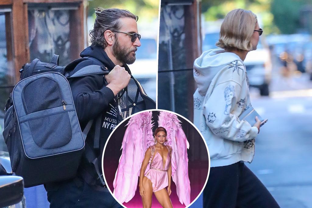 Gigi Hadid reunites with Bradley Cooper after he misses VS show