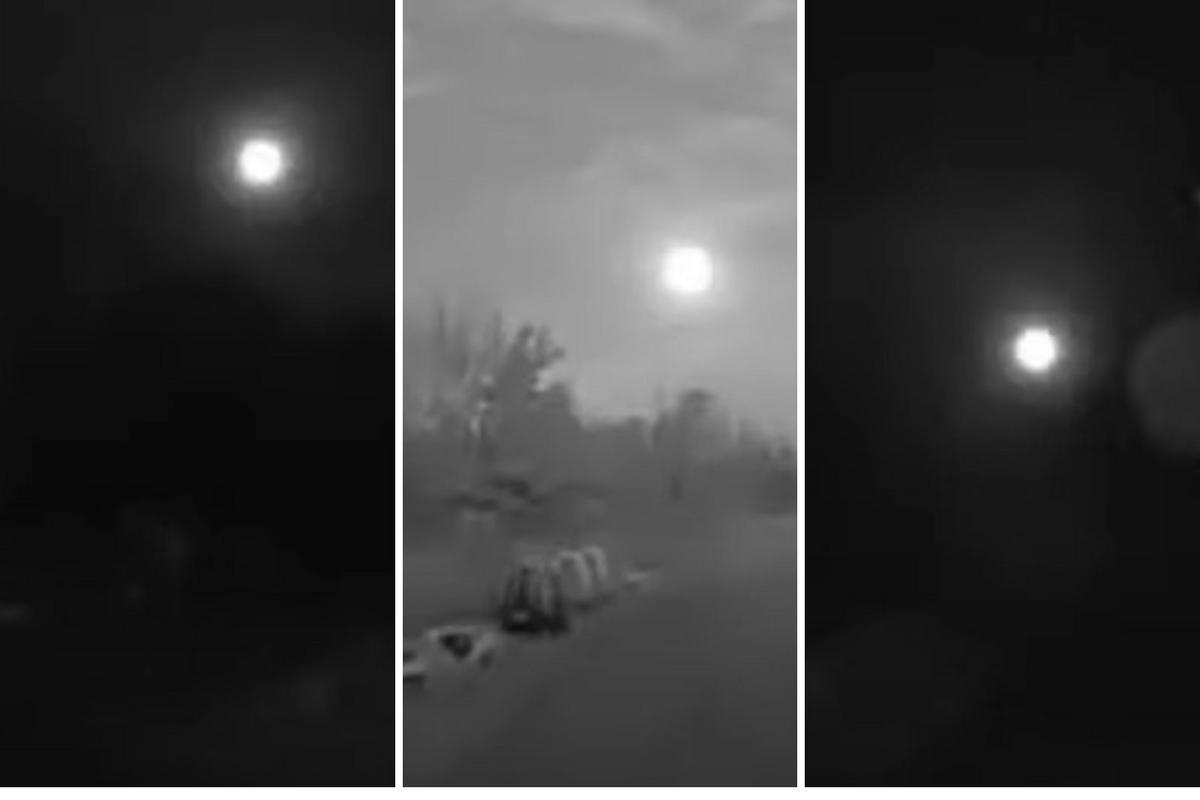 Strange Bright Orb Floats By Door Camera Video In Minnesota