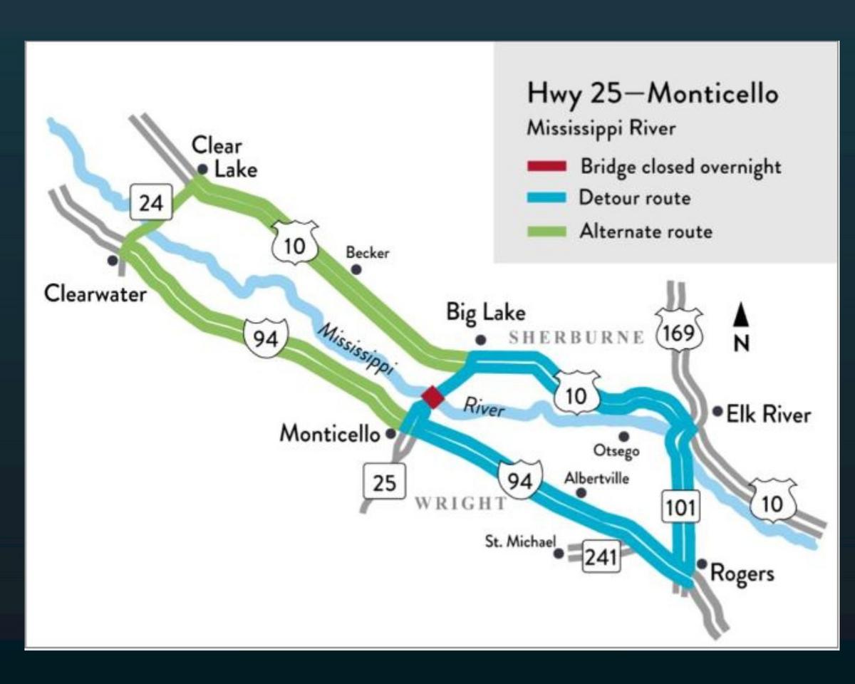 Mississippi River Crossing Opening in Monticello