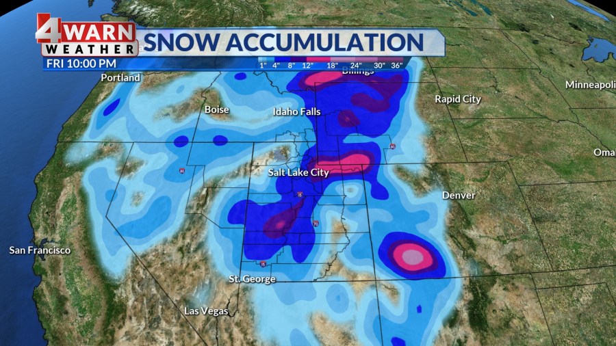 Strong weather system heading for Utah — wind, rain, snow expected in some areas