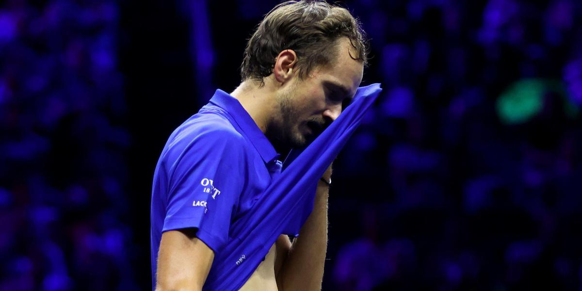 Piden la descalificación de Medvedev en la Laver Cup tras su feo gesto