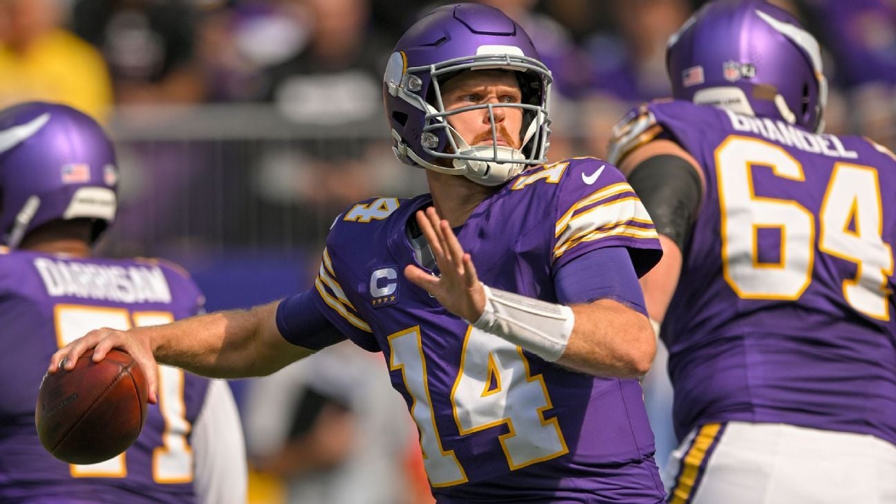 Vikes' Darnold has no structural damage to knee