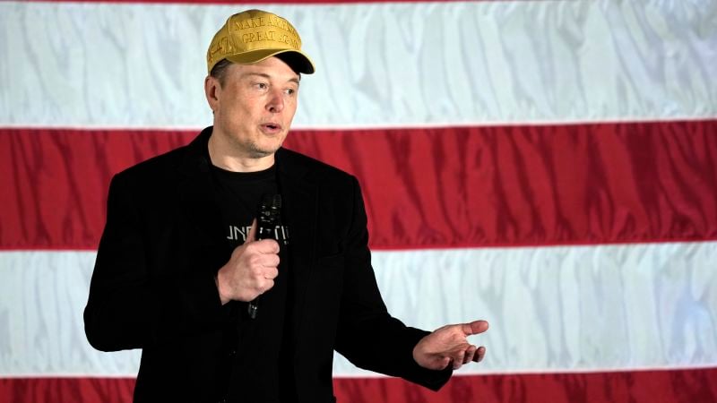 Elon Musk peddles debunked 2020 election conspiracies at first solo town hall supporting Trump