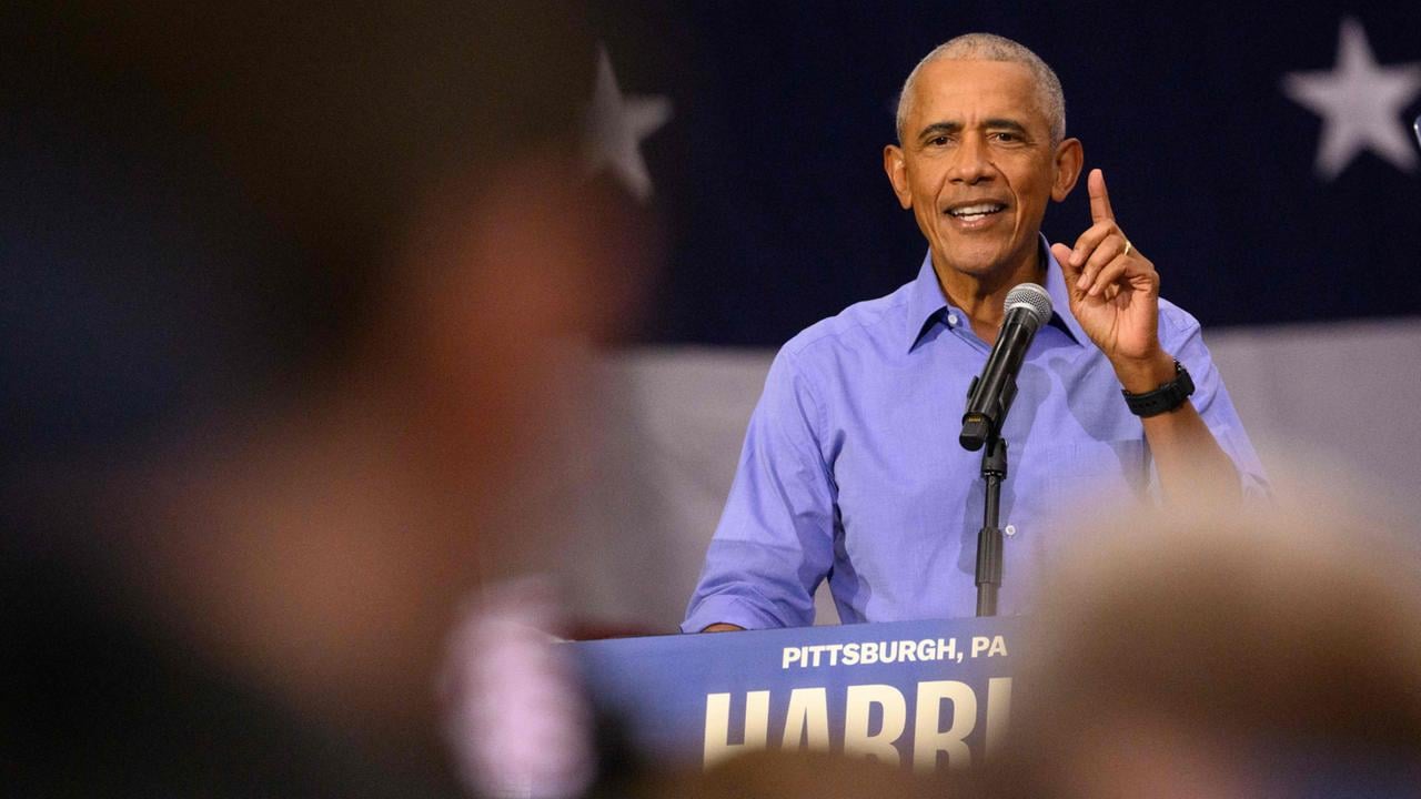 Wahlkampfauftritt in Pennsylvania: Obama nennt Trump "verrückt"