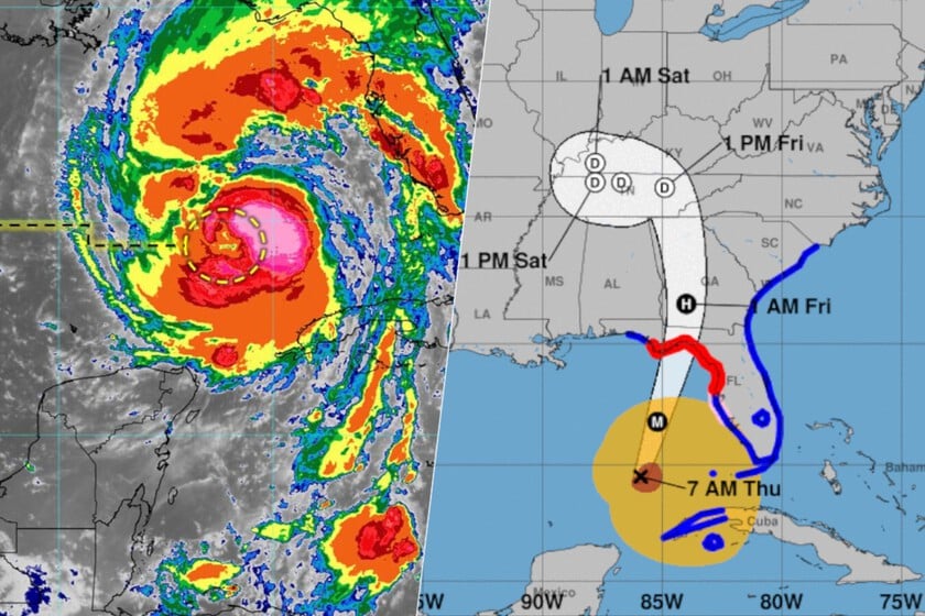 EEUU se prepara para la llegada potencialmente "catastrófica" del huracán Helene: sus vientos ya alcanzan los 148 km/h