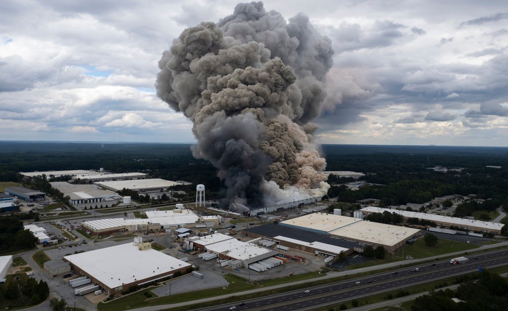 Over 90,000 Georgia Residents Taking Shelter After Chemical Fire