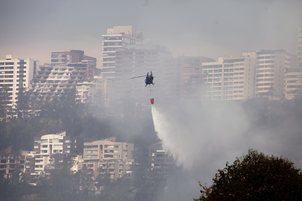 Quito fires coming under control after choking capital