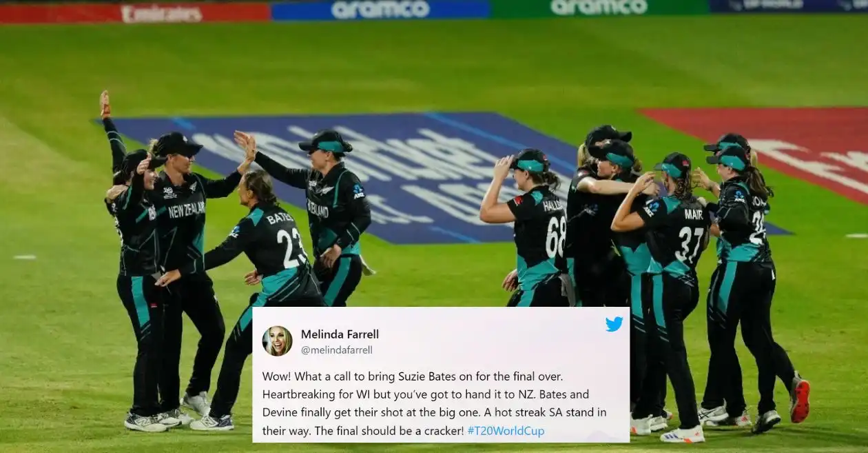 Twitter reactions: New Zealand pip West Indies in low-scoring thriller to set up final clash with South Africa in Women’s T20 World Cup 2024