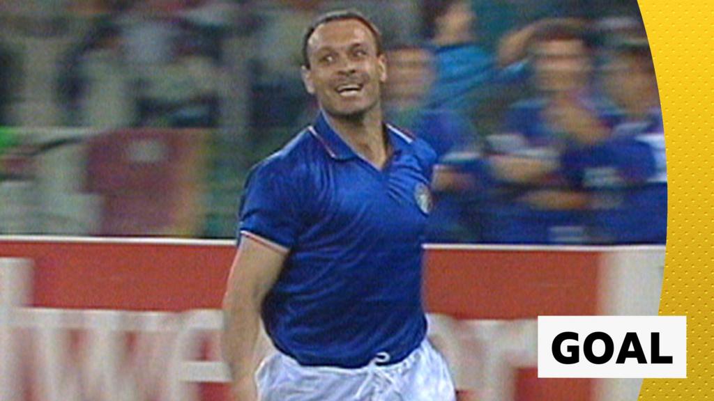 Schillaci announces himself during 1990 World Cup