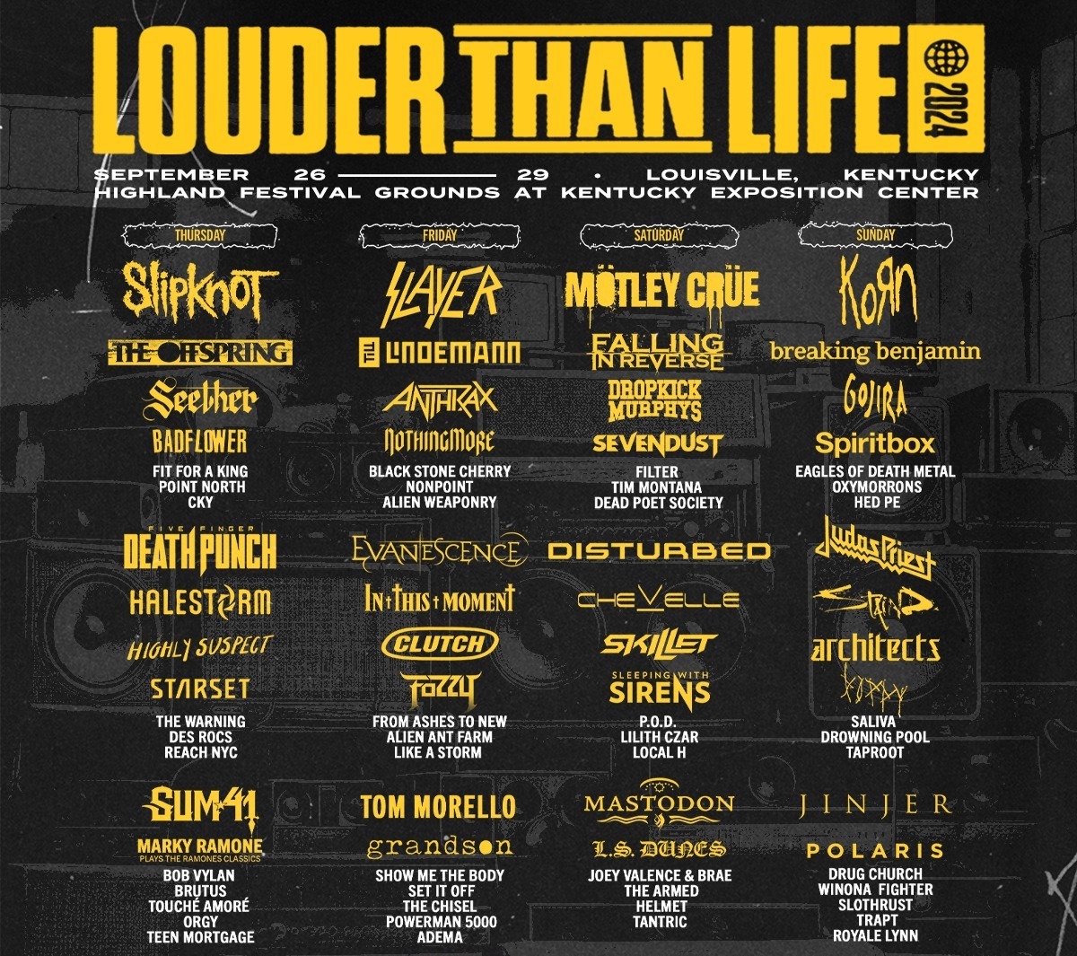 Louder Than Life Canceled Friday Due To Weather, Single-Day Ticketholders Can Attend Another Day