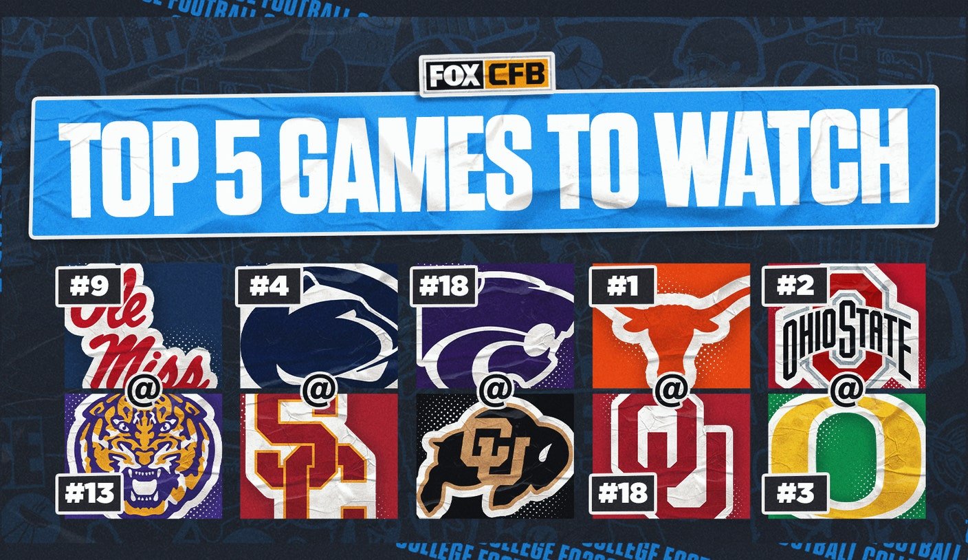 College football Week 7 preview: Five best games to watch this weekend