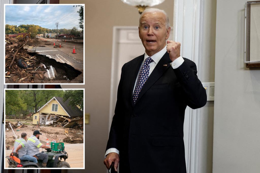 Biden defends monitoring Hurricane Helene crisis from Delaware