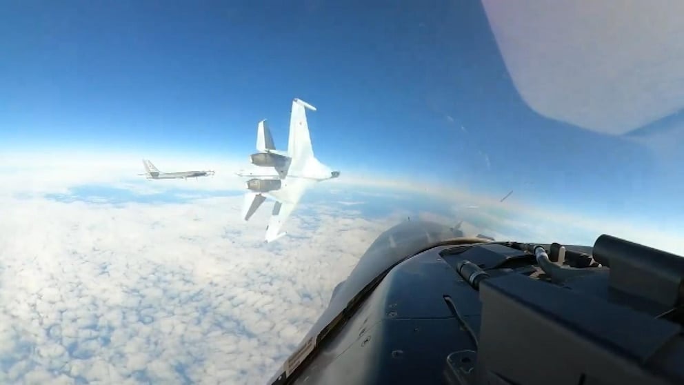 WATCH: Russian jet comes within 50 feet of US fighter off coast of Alaska