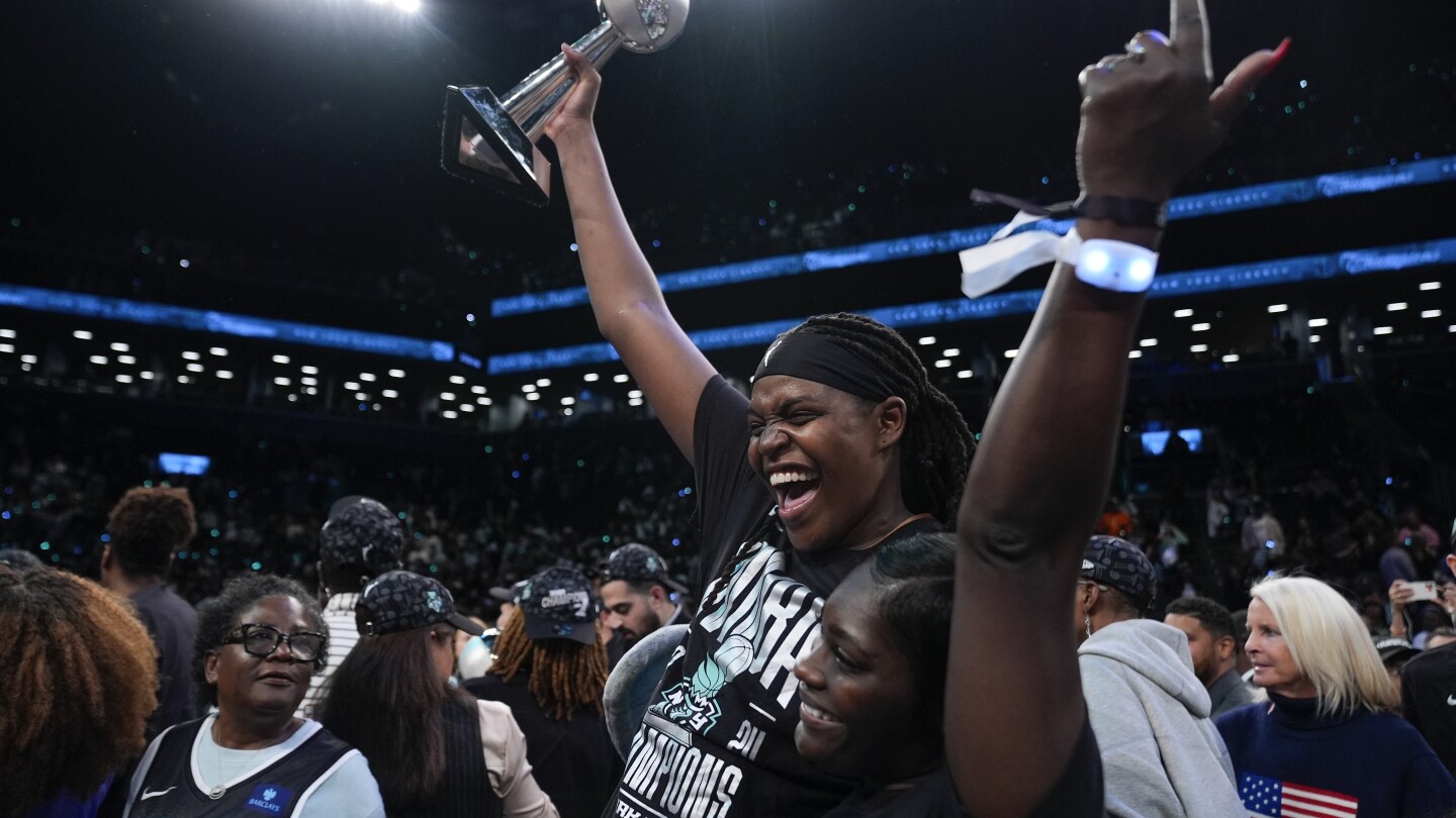 New York wins first WNBA championship after falling in previous five appearances in the Finals