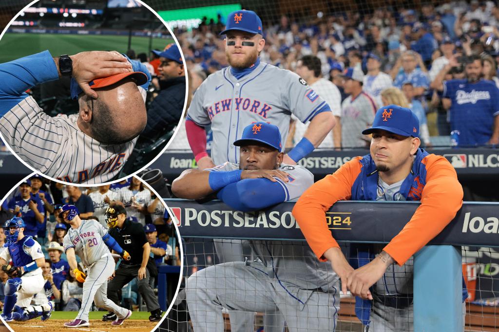 Mets fans watch team lose to Dodgers in NLCS during watch party at Citi Field