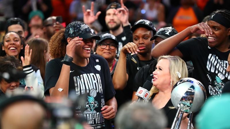 After 28 years, the New York Liberty clinch the franchise’s first WNBA title with Finals win over the Minnesota Lynx