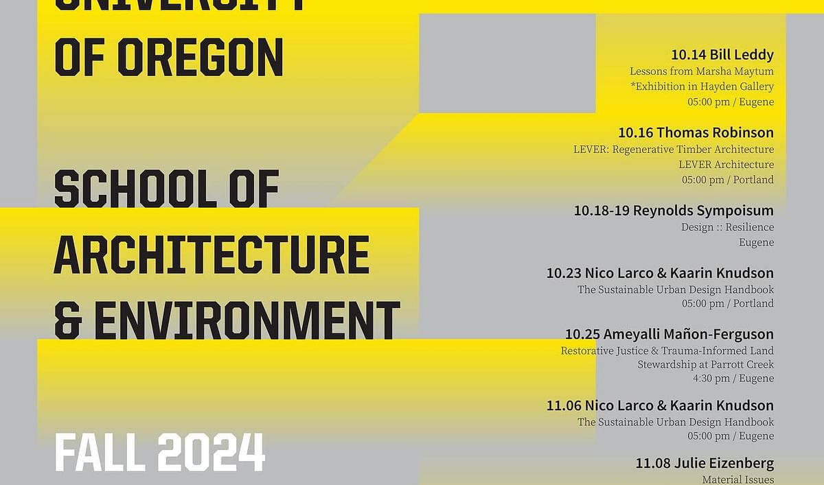 Get Lectured: University of Oregon, Fall '24