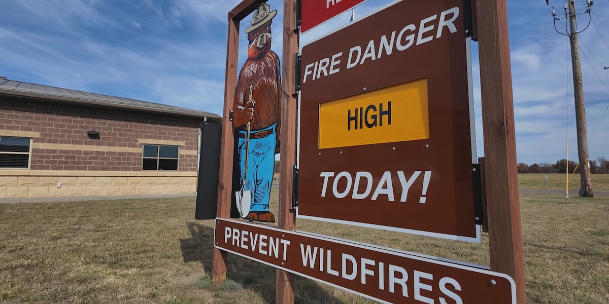 High fire risk with dry conditions in Western Wisconsin