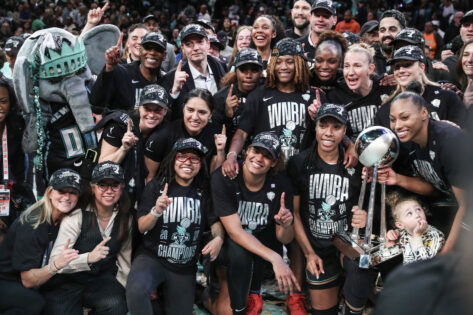 Despite Adam Silver’s Presence, NY Liberty Superstar Crashes Nike Panel After Maiden Title