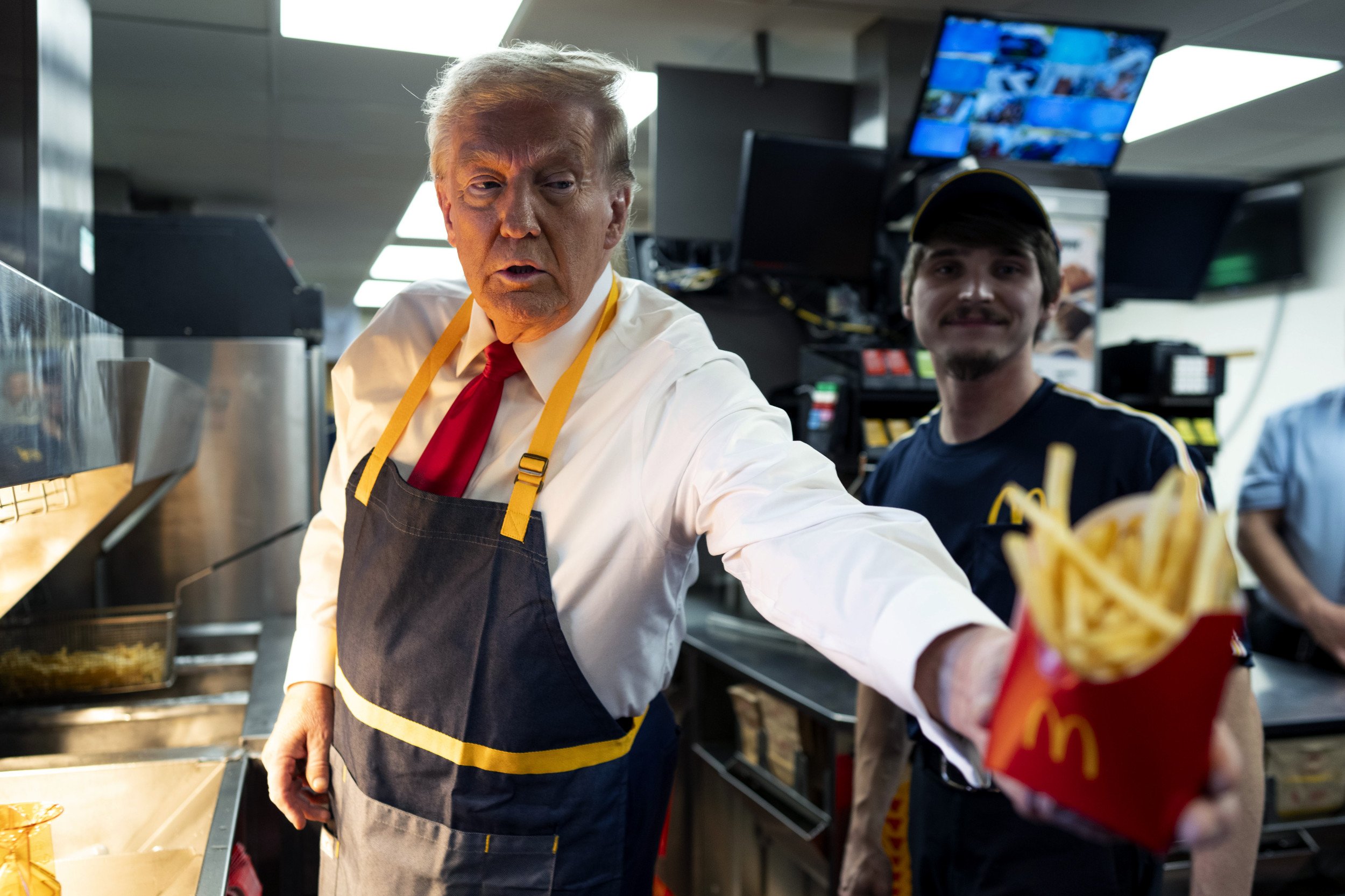 Did McDonald's Stock Drop After Trump Served Fries? What Charts Show