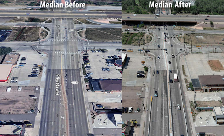 Wet weekend dampens progress slightly on South Nevada/South Tejon project in Colorado Springs