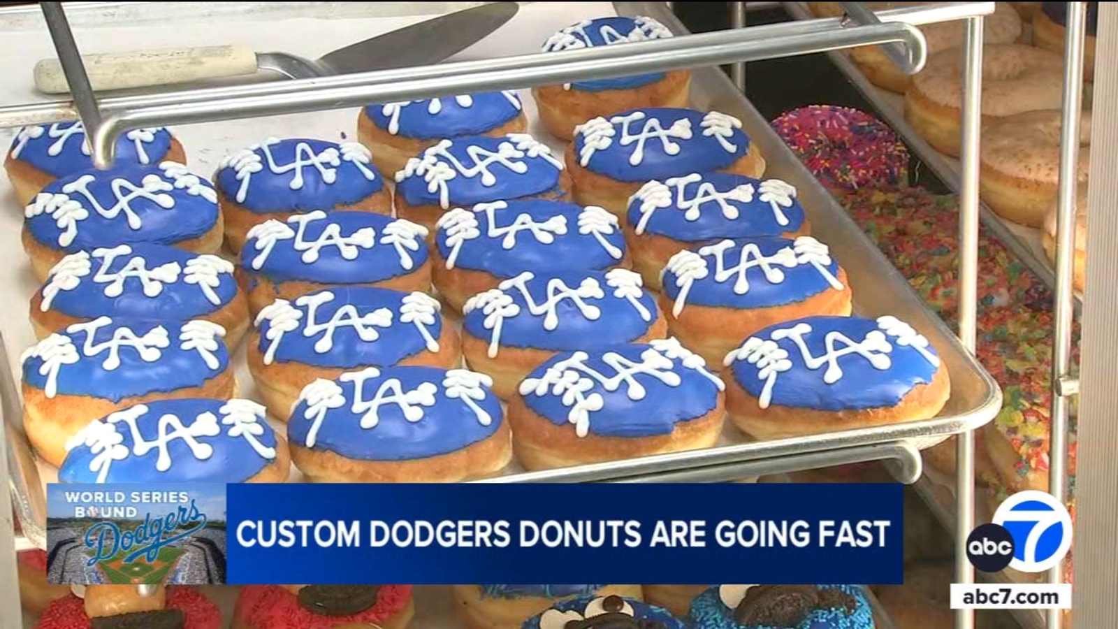 These custom Dodger donuts might be key to bringing team luck