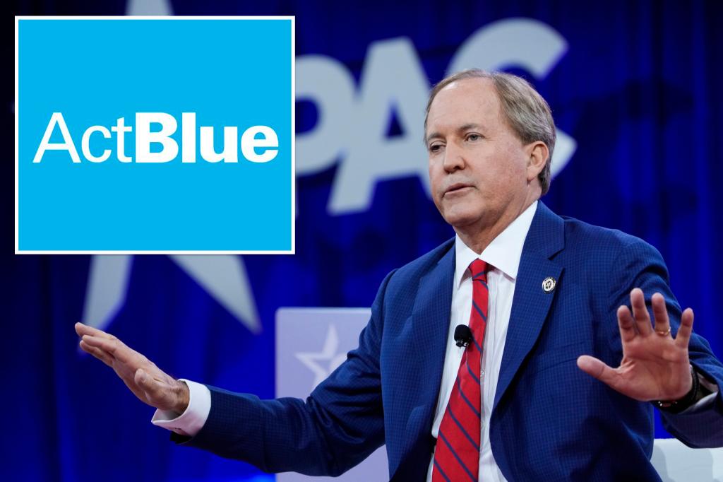 Texas AG Paxton urges FEC to ban straw donations after investigation into Dems' ActBlue platform