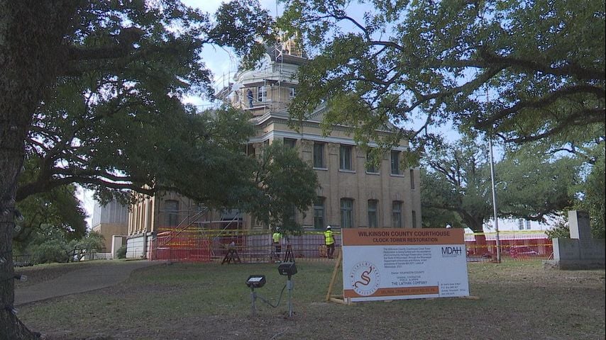 Wilkinson County courthouse in final phase of building restoration