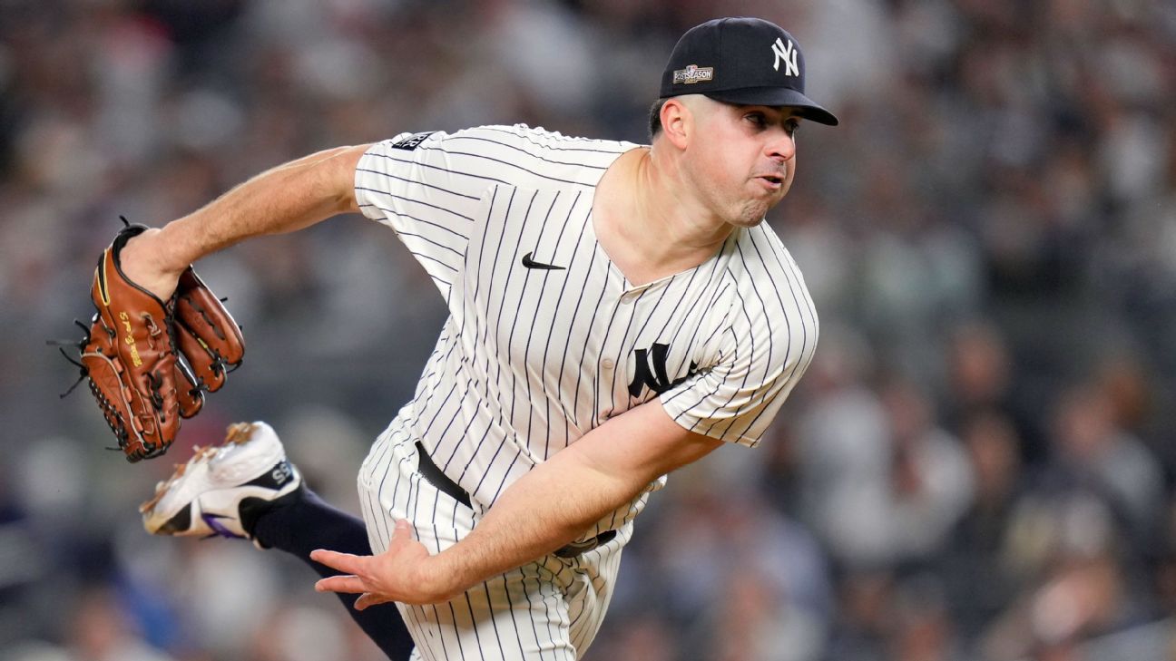 New York Yankees will start Carlos Rodon, Clarke Schmidt in Games 2, 3