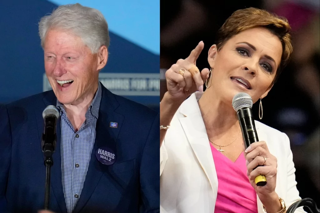 Bill Clinton calls Kari Lake ‘physically attractive’ while stumping for Gallego